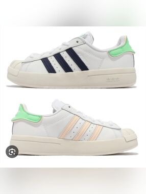 Adidas Superstar Ayoon Women’s Shoes, Cloud White/Off White/Nightsky GW9587 Sz7